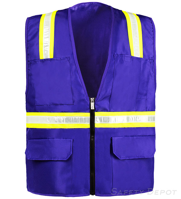 Purple reflective sale safety vest